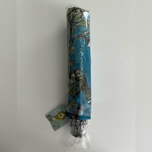 NWT Van Gogh Blue and Black Almond Blossom Umbrella